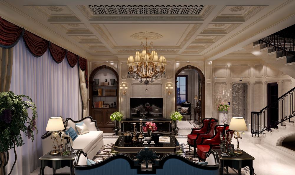 家装室内设计现代风格全套效果图,家装2020效果图欧式