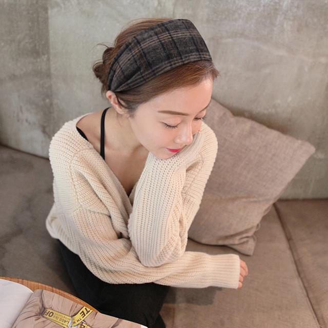 刘海怎么用发箍,带细发箍如何处理刘海教程