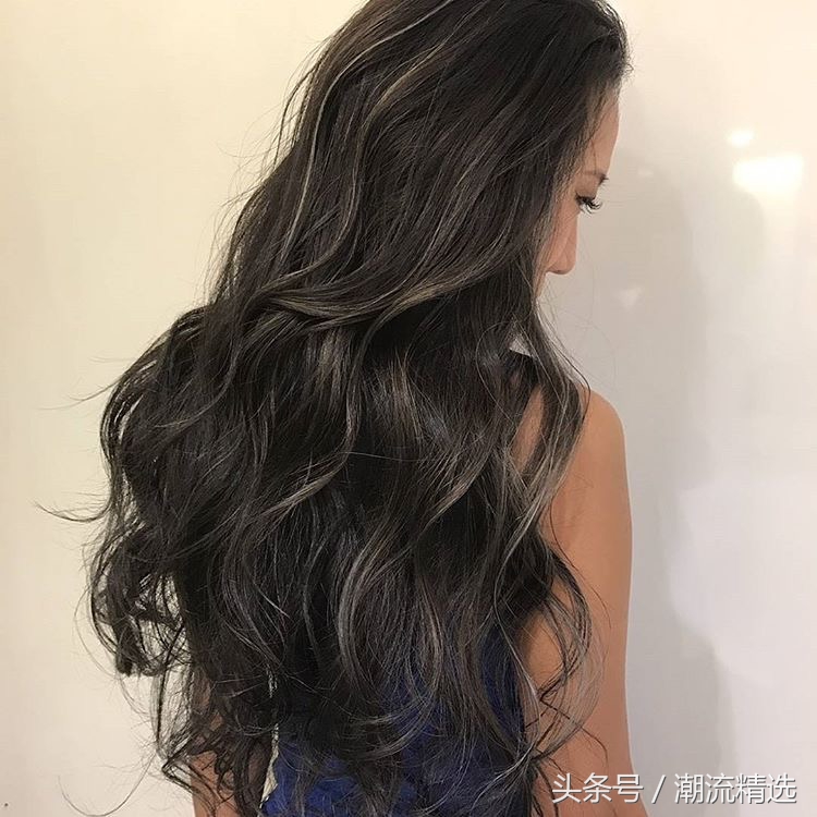 灰色调色教程美发,深铅笔灰色头发配方