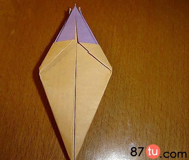 垂丝铃兰折纸,铃兰花朵折纸方法简单又漂亮