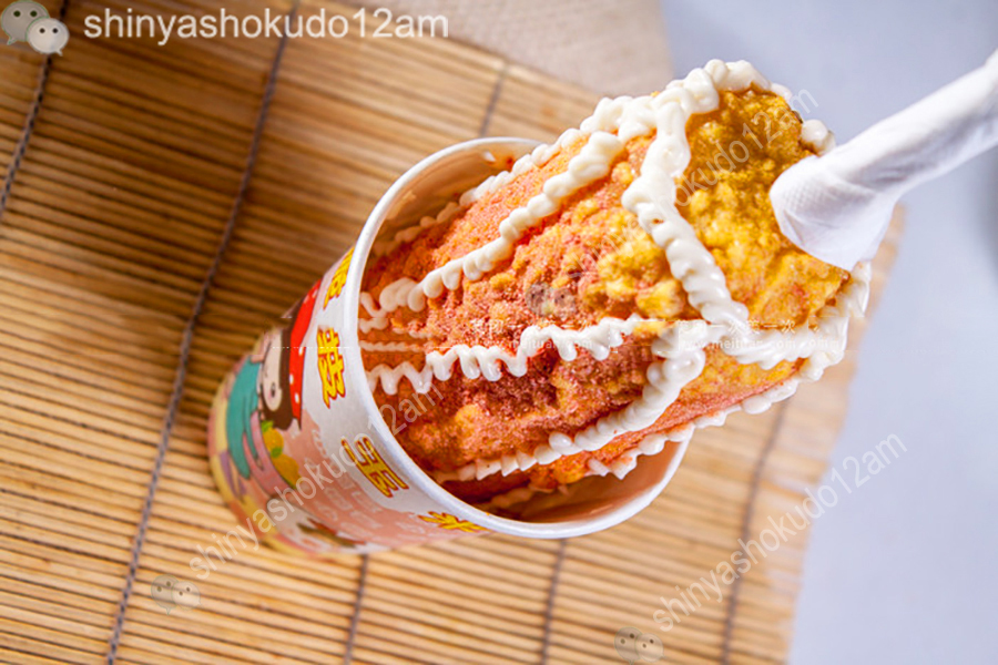 街头小吃玉米芝士,脆皮玉米香肠家常做法