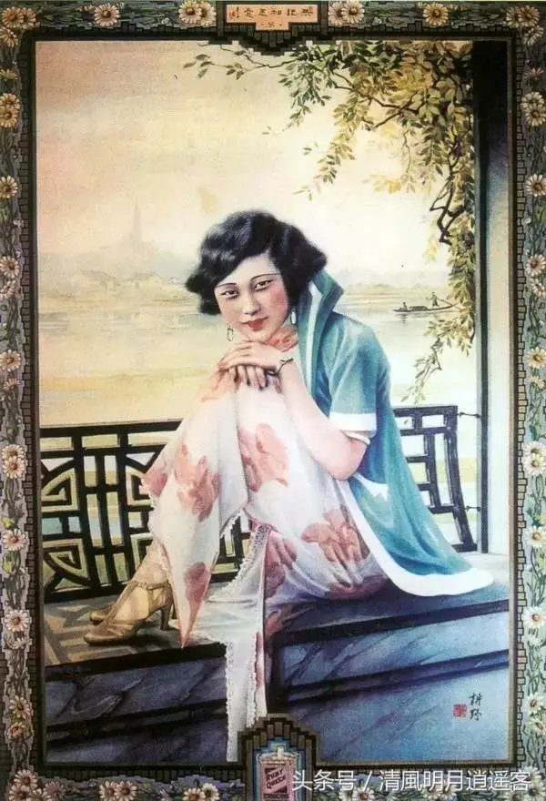 当香烟遇上美女，民国时期的广告海报，难得一见！
