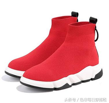 秋冬必备引领时尚袜子靴,袜子靴新款百搭