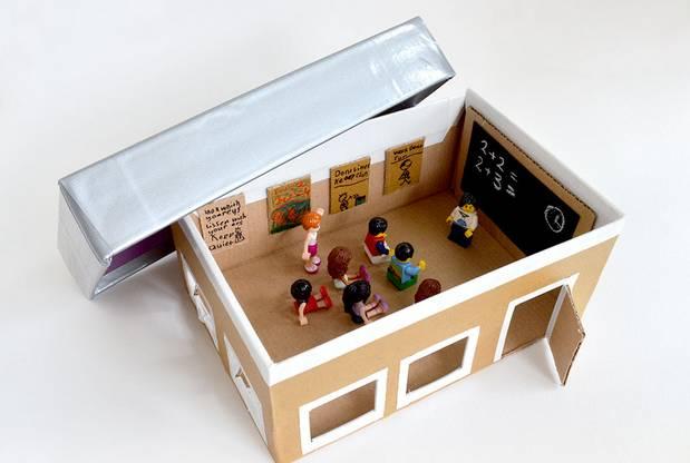 小学生鞋盒手工好玩又简单,适合3-6岁的简单手工鞋盒