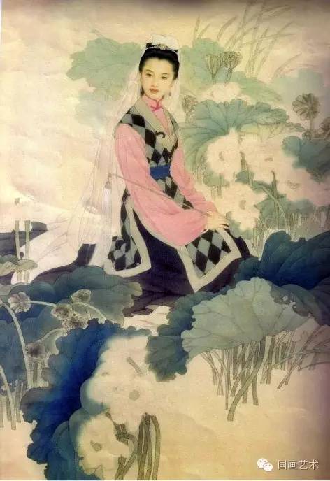 王美芳工笔仕女技法,王美芳的工笔人物线条表现