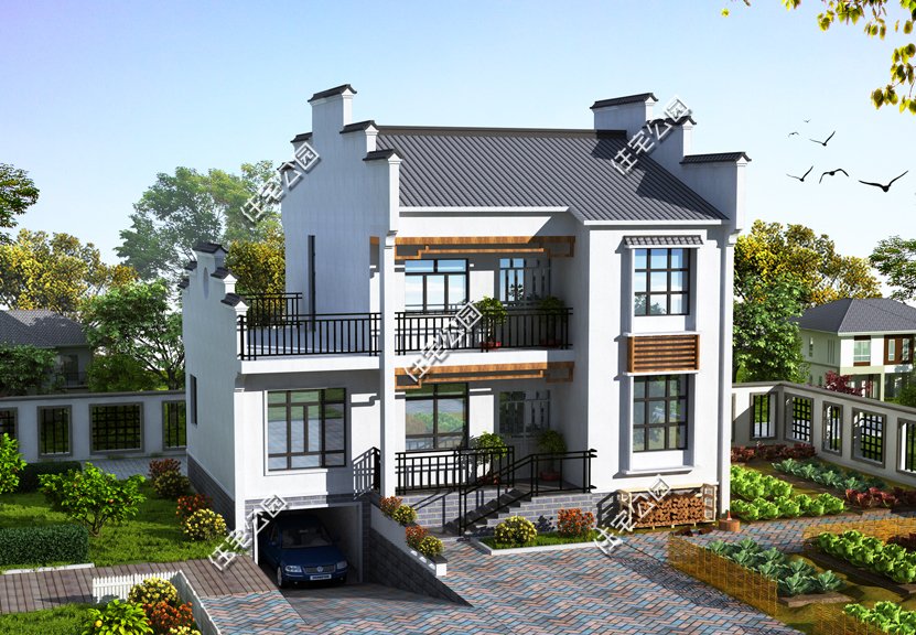 徽派农村别墅设计,农村徽派别墅设计方案