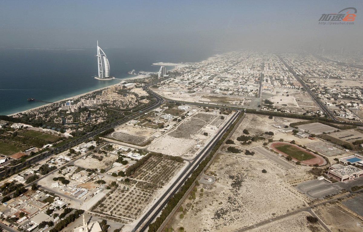 迪拜空中城市全景图,最壮观的迪拜图片