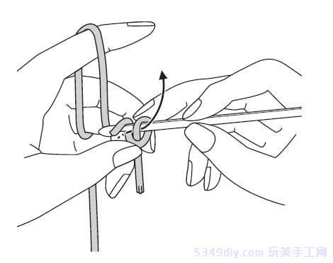 钩帽子的短针和长针的钩法,两个短针一个长针怎样加针
