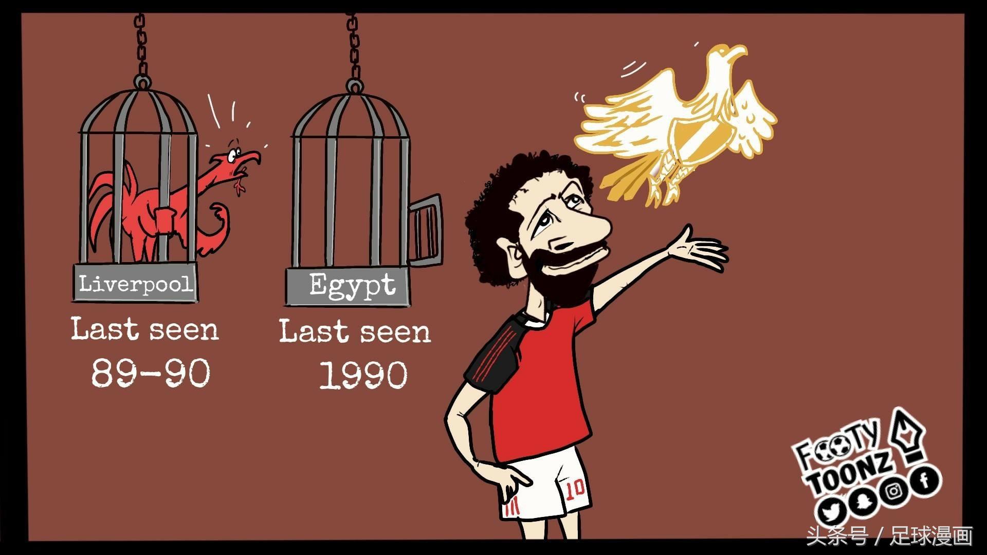 有关足球的漫画推荐,埃及足球巨星萨拉赫