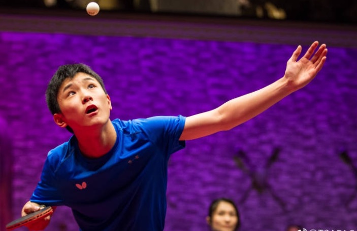 中国19岁小将横扫日本张本智和,雪耻一战完整视频