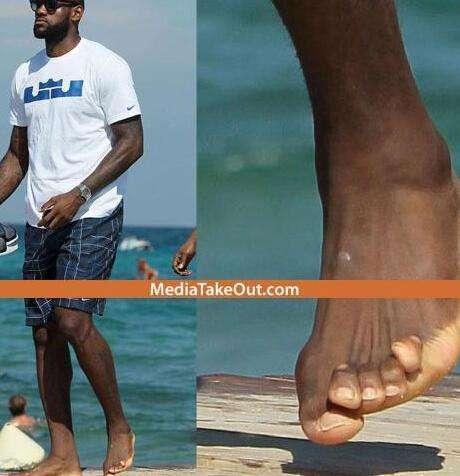 詹姆斯的脚趾头科比的手,科比的手指和脚趾