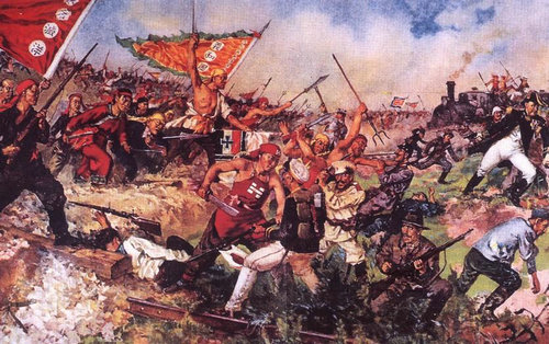 当时八国联军为什么侵华,八国联军1900年侵华纪录片