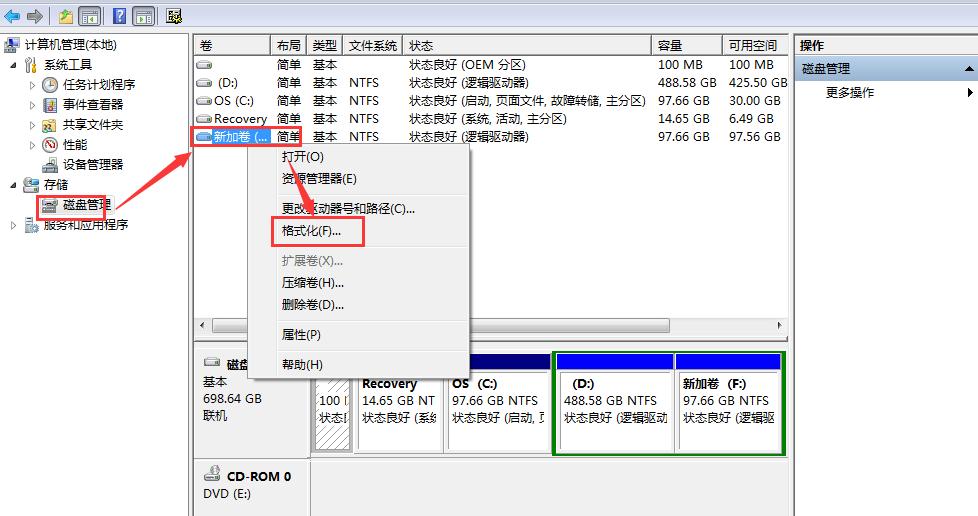 u盘有分区如何格式化删除,硬盘删除分区后怎么样格式化