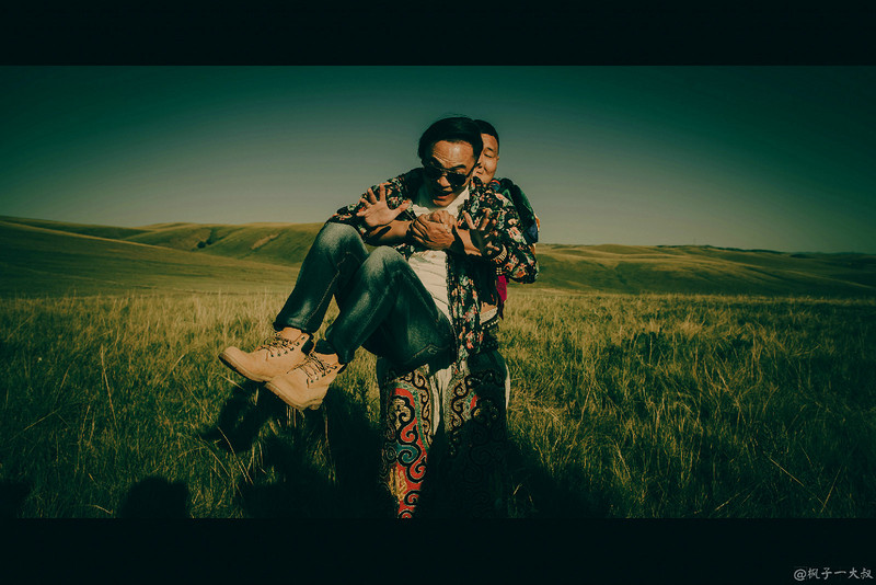 草原金秋美景图片,蓝天白云大草原的美图