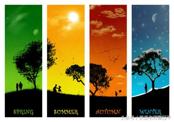 英语学习春夏秋冬怎么学,一年四季用英语怎么表达