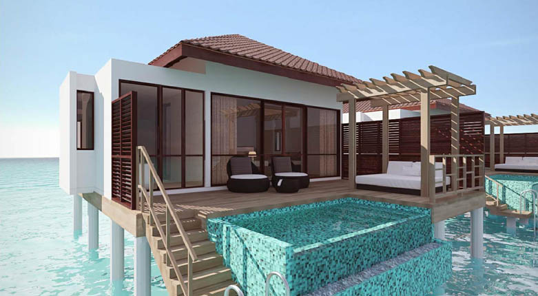 马尔代夫鲁滨逊岛美景,海岛旅游胜地马尔代夫岛