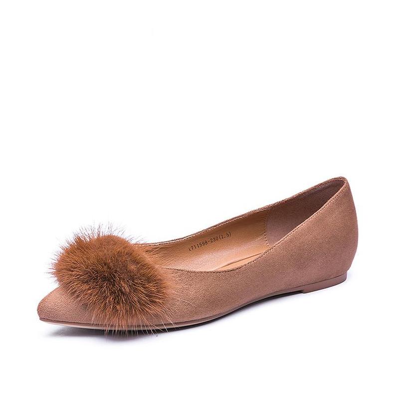 超软毛毛鞋保暖外穿,冬季必备毛毛鞋时尚百搭又保暖