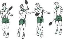 羽毛球正确发球的几个方法,羽毛球发球的正确姿势两种