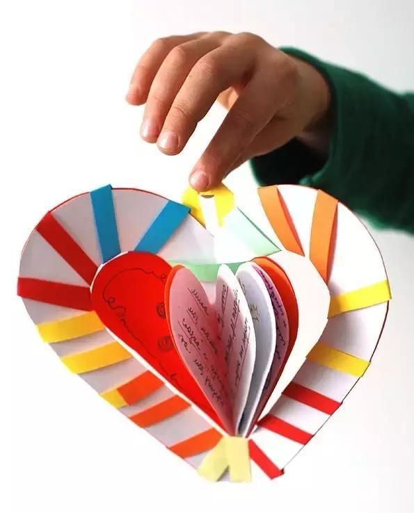 卡纸贺卡幼儿园手工,卡纸贺卡简单幼儿园