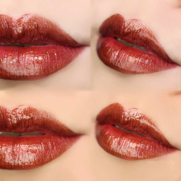 阿玛尼101黑管哑光口红,阿玛尼红管206唇釉深唇试色