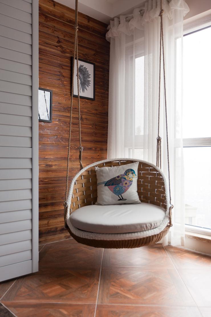 172平米新家美式混搭风格很温馨 (72平米美式全屋定制家具)