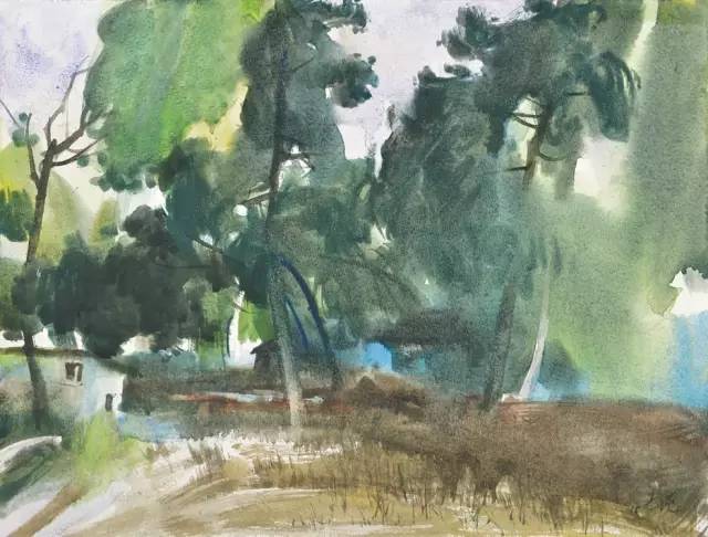 孙志纯国画欣赏,孙志纯水彩作品