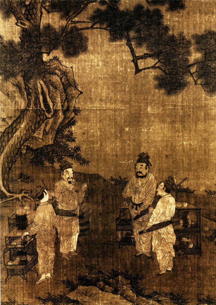 宋刘松年山水画精品欣赏,宋画四大家作品欣赏