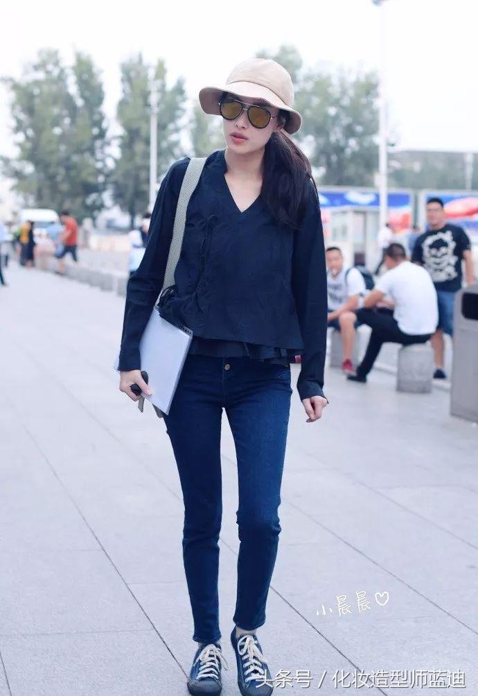 刘雯同款老爹裤,刘雯同款神仙裤