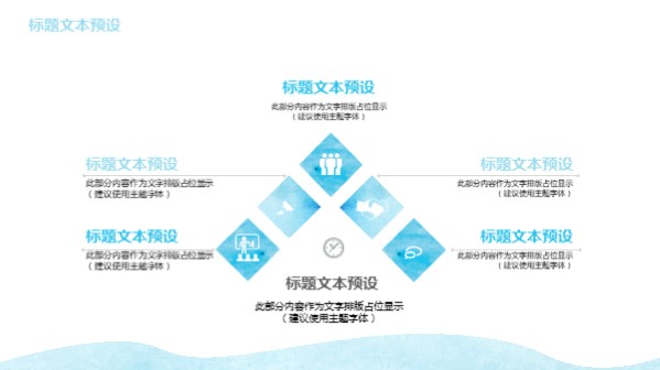 有蓝色海水的ppt素材,大海ppt模板免费