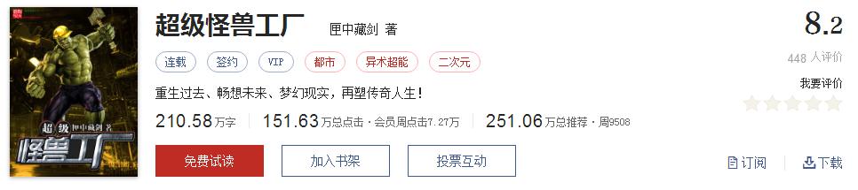 50大公认网络小说神作,网络评分最高小说20部