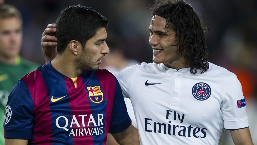 当年苏亚雷斯的悲剧,卡瓦尼和苏亚雷斯照片