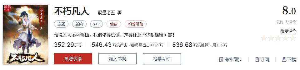 起点评分8.7以上小说排行榜,推荐五本巅峰网络小说统治力爆表