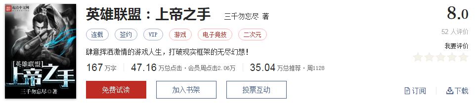 起点有哪些被你奉为神作的小说,起点8.3分高评价口碑网络小说