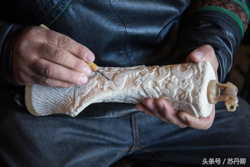 草原散养牛骨头,骨雕是什么骨头做的