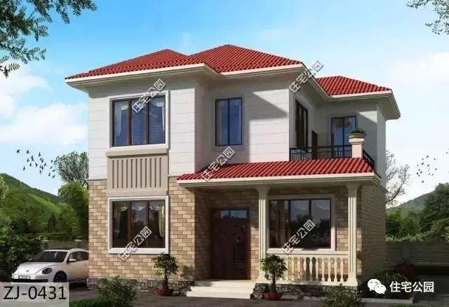 十佳最美农村别墅三层7x12米,农村别墅户型设计大全