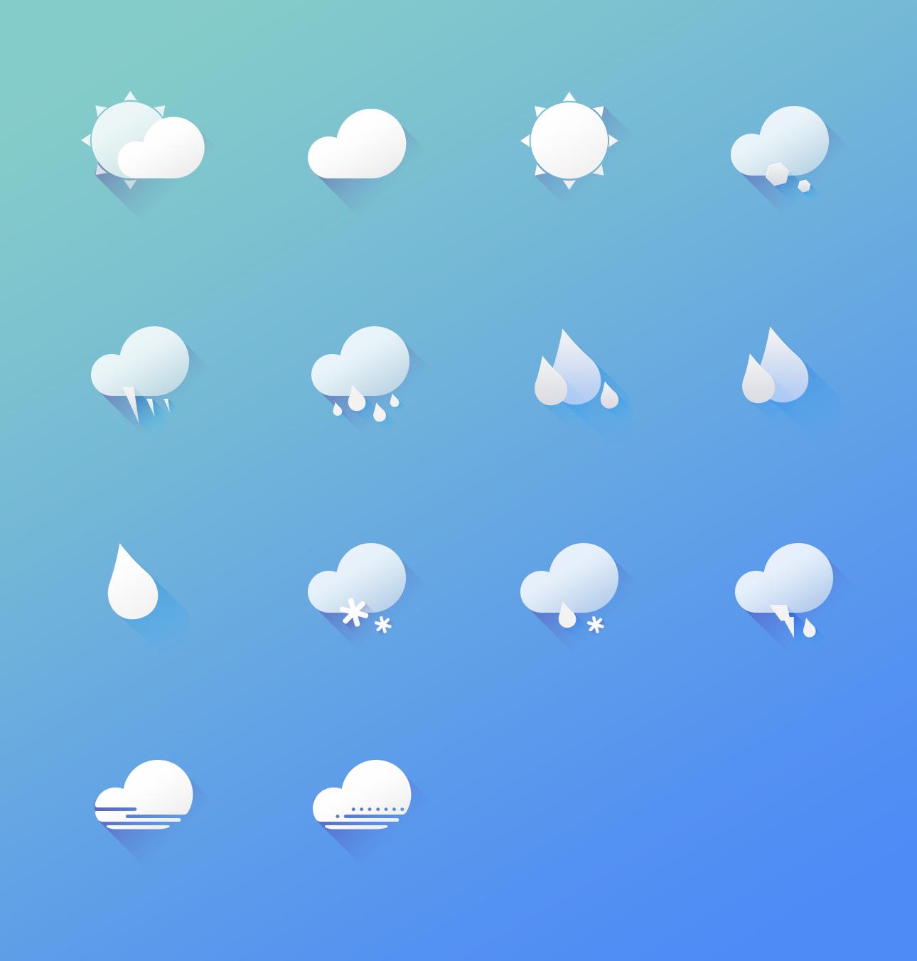 一波漂亮的logo设计欣赏,天气软件图标设计素材网站