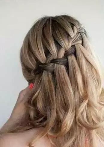 编辫子的编发教程简单,瀑布辫子制作方法