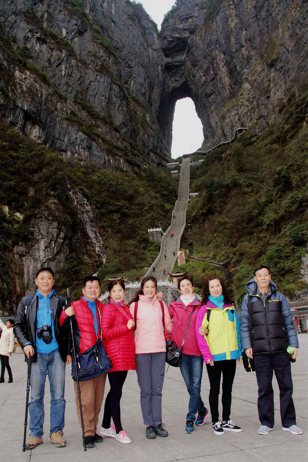 天门山景区观景,天门山生态景区