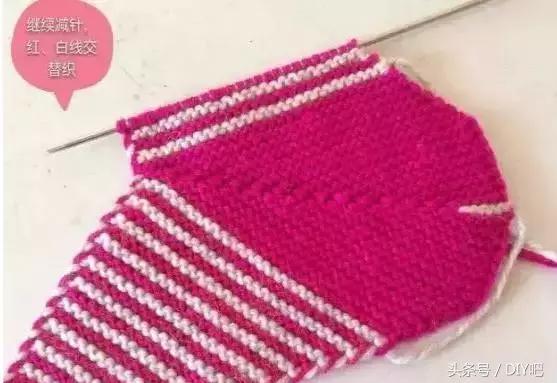 毛线拖鞋无后跟棒针编织全过程,棒针织毛线拖鞋花样图案大全