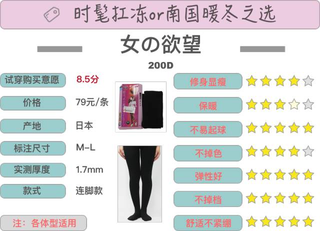 亲测144条打底裤,冬季肤色打底裤光腿神器测评