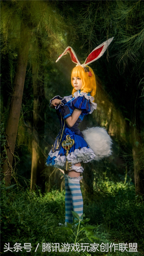 妲己cosplay爱丽丝,cosplay妲己爱丽丝梦游仙境