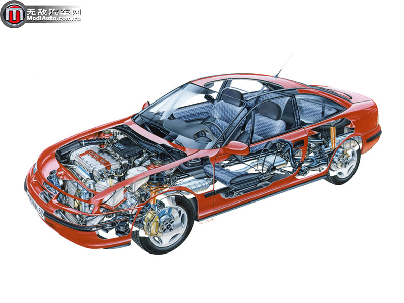 称霸十年的空力王欧宝Calibra二