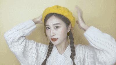 大头大脸适合的帽子保暖,傻狍子的帽子