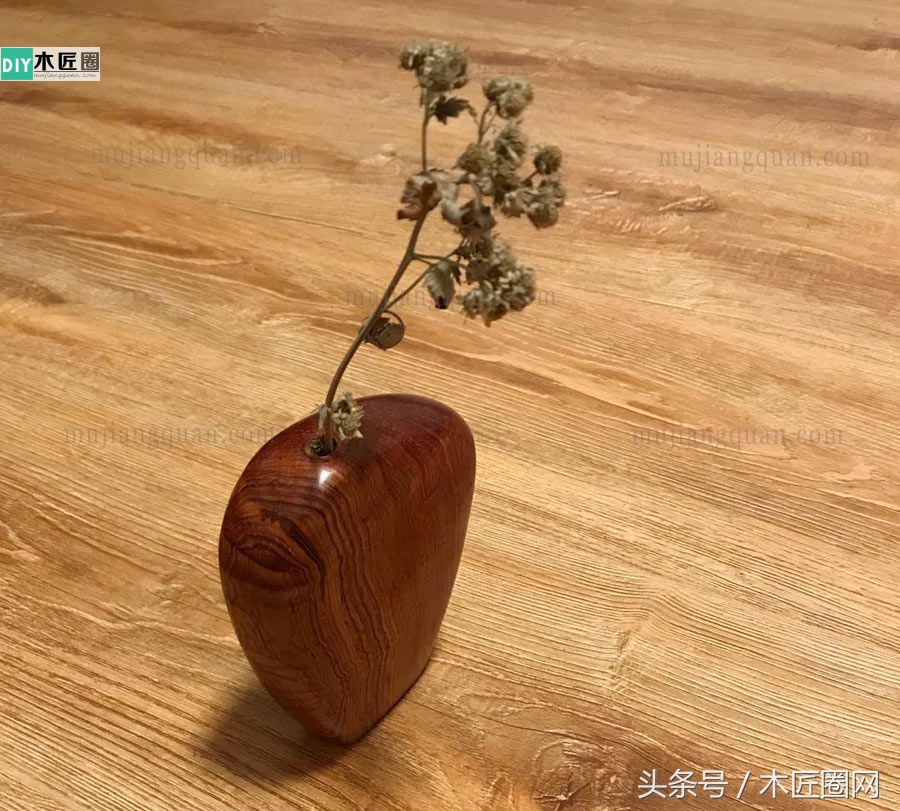 家里自制插花瓶,木工花瓶造型的画法