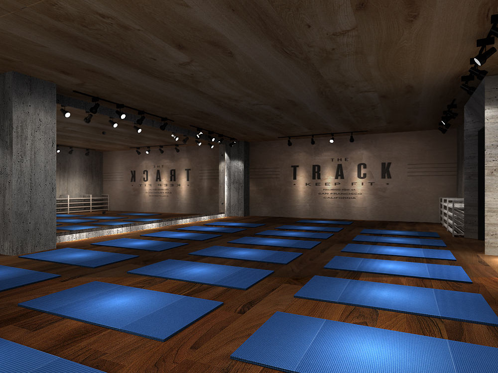 休闲健身房设计,简易室内健身房设计