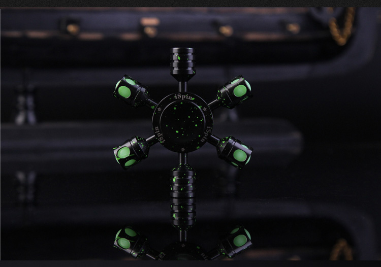 发光指尖陀螺限量版黑科技,发光炫酷指尖陀螺开箱