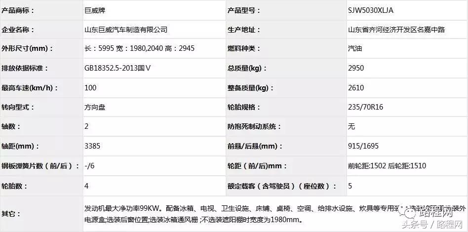 自行式房车拖挂式房车售价,房车公告第372批