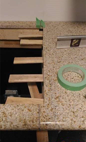 自己动手给大理石打磨翻新,自己动手更换不锈钢台面