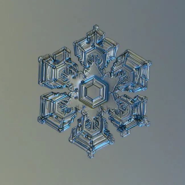 历时8年用微距镜头拍摄的雪花,超级微距拍摄雪花