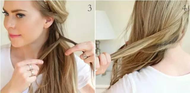 人人皆可学会的一款淑女编发,这一款今年很流行编发简单又优雅